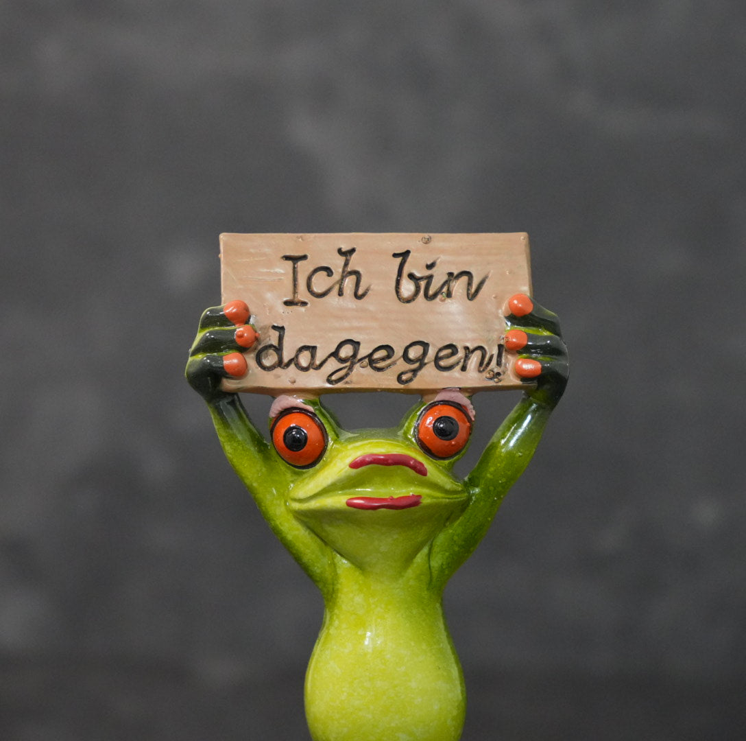 Protest-Quaki – Der Frosch mit Haltung
