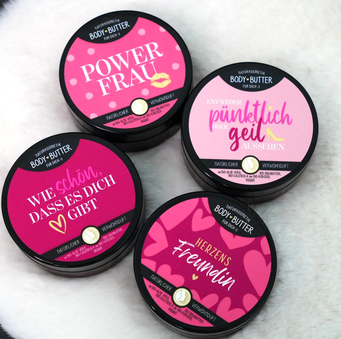 „Bodybutter“ pünktlich oder geil