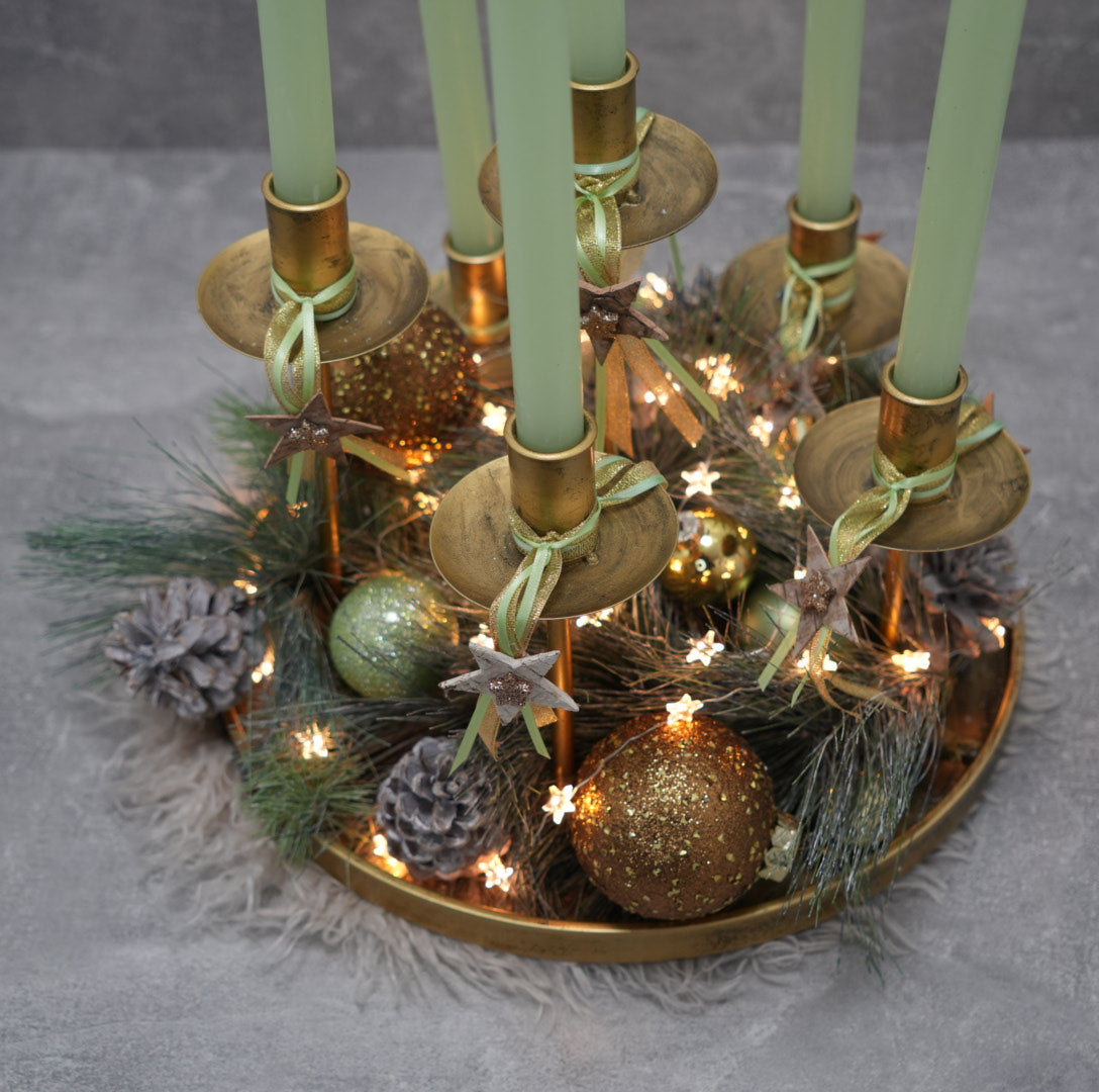 „Golden Forest – Adventsleuchter“