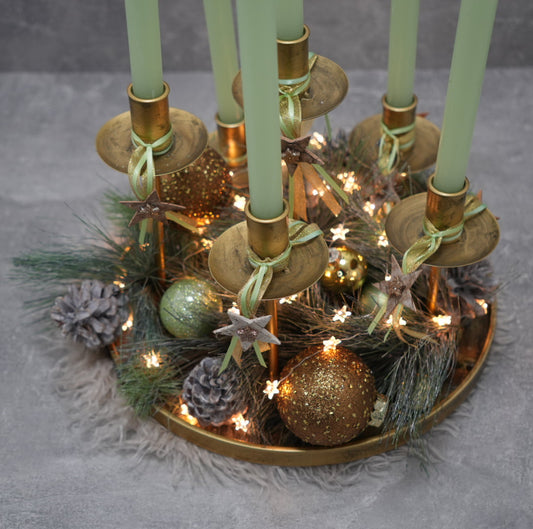 „Golden Forest – Adventsleuchter“