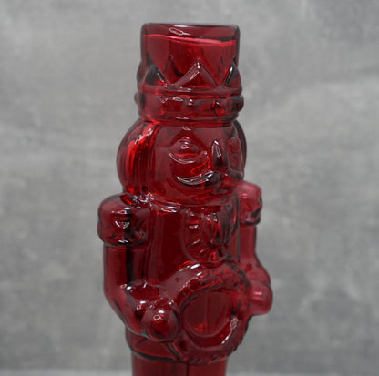Rot-Nussknacker-Glas „Chubby“