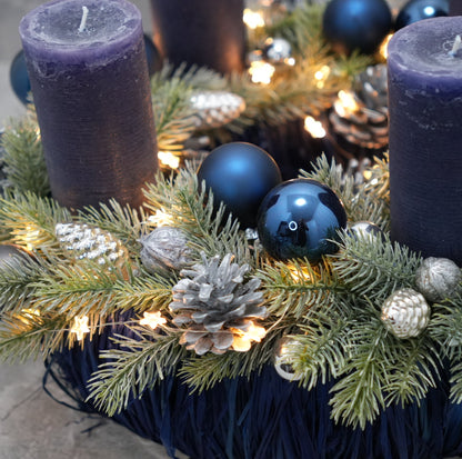 Adventskranz „Winter Night Elegance“