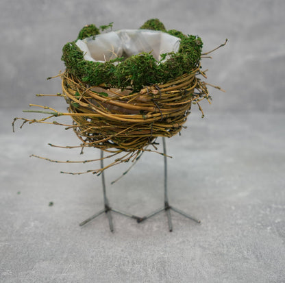 Nest auf Füßen