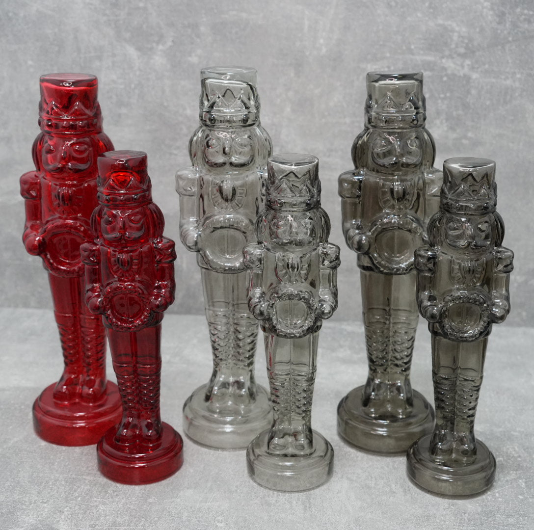 Rot-Nussknacker-Glas „Chubby“